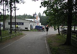 The kart-racing-circuit in Písek-Hradiště