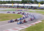 Situation shortly after the start of one of the heats at Sarno, Italy