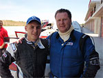 Michal Matějovský and Miroslav Forman, at the Alcarras circuit in Spain