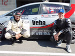 Petr Fulín and Michal Matějovský at the Alcarras circuit in Spain