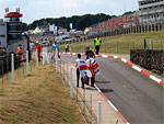 View of the start and finish area of the Brands Hatch circuit