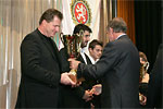 Miroslav Forman was presented with the award by Mr Stanislav Minařík
