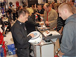 Visit to the SANDTLER company's stand at the 2008 ESSEN MOTOR SHOW