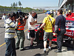 The area in front of the SEAT Sport Slovakia team's pits