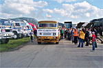 Stanislav Matějovský's race truck LIAZ is still atractive for visitors
