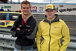 Racing drivers Michael Vorba and Michal Matějovský