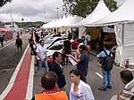 View of the pitlane before the race on Sunday