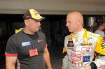 Michal Matějovský together with the mechanic of the team SEAT Sport Slovakia