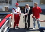 Assisted by Adam Lacko and Michal Matějovský, Father Zbignew Jan Czedlik blessed the Saleen S7R cars