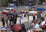 View of a part of the starting grid of Race 1 at the Boavista Circuit, Porto