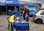 Michal Matějovský během autogramiády konané na stánku společnosti ADIP na královéhradeckém Truckfestu