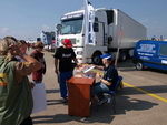 Z autogramiády Michala Matějovského na akci Truckfest 2010 v Hradci Králové