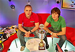 Michal Matějovský and Karel Abrahám, in the 'Inbox' program of the 'Óčko' TV station
