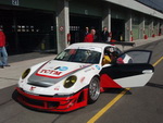 Miroslav Forman tested the 'K plus K motorsport' team's Porsche RSR race car
