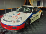 Miroslav Forman presented his Porsche 997 GT 3 race car at the Brno Circuit