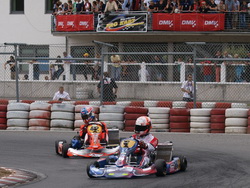 Jiří Forman během finalového závodu CIK FIA Mistrovství světa jezdců do 18 let ve Wackersdorfu