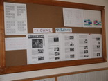 Žaci školy připravili k besedě informaci i na třídní informační tabuli