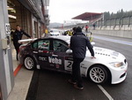 Michal Matějovský s vozem BMW 320si během testování na belgickém okruhu ve Spa-Francorchamps