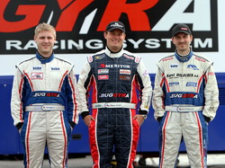 Michal Matějovský, Adam Lacko a David Vršecký se sešli v Mostě na prvních letošních testech týmu Buggyra