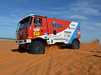 Svoboda Tatra Team získal se svojí dakarskou tatrou 2. místo v Tuareg Rally v Maroku