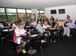 Pohled do VIP zázemí týmu během závodů FIA ETCC v Brně