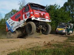Václav Svoboda se svoji Tatrou 815 4x4 Dakar během rally Baja 300 Bohemia