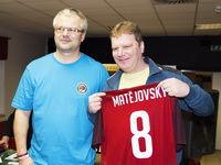 Dražil se také dres Michalova jmenovce fotbalisty Marka Matějovského