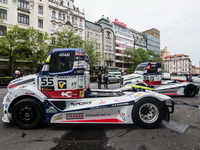 Z představení techniky pro letošní sezónu FIA ETRC na Václavském náměstí v Praze